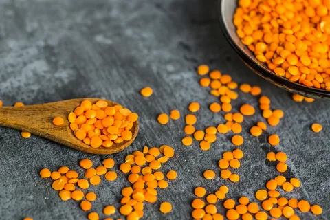 تصویر 1 از قیمت لپه ریز نارنجی با کیفیت ارزان + خرید عمده